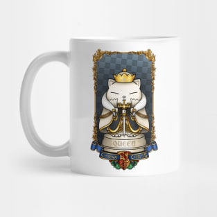 Medieval Chess Cat Queen Mug